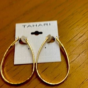 Custom gold hoop earrings